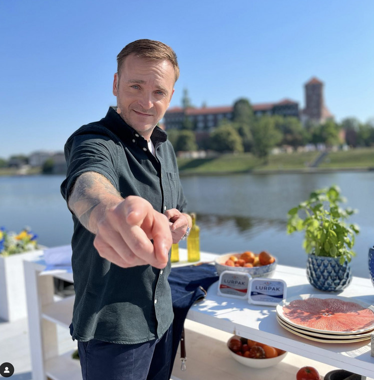 Mateusz Gessler na planie "Dzień dobry TVN"