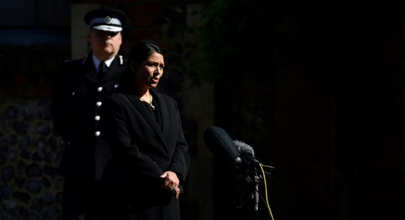The reports about the suspect's time in prison will again raise questions for Home Secretary Priti Patel about the early release of offenders after two previous terror attacks in the past year