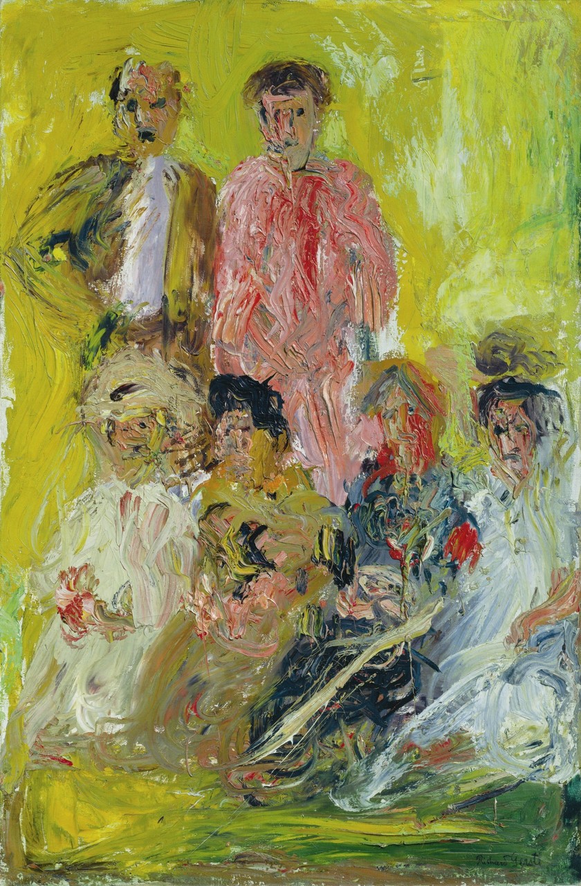 Der Expressionist aus Österreich bleibt mit seiner unkonventionellen Malweise bis heute im Gedächtnis. Hier zu sehen: «Die Familie Schönberg», 1907.