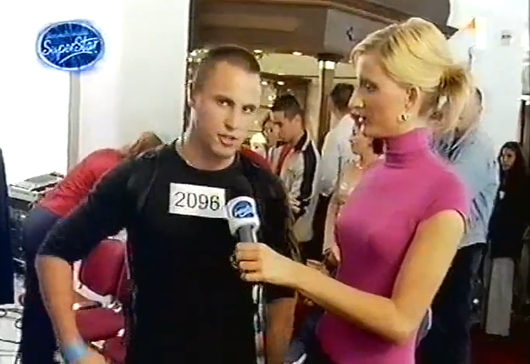 Robo Mikla a Adela Vinczeová v šou Slovensko hľadá SuperStar v roku 2004.