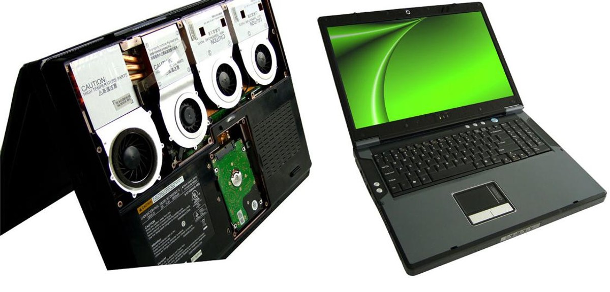 Laptop spasiony jak bawarskie prosię