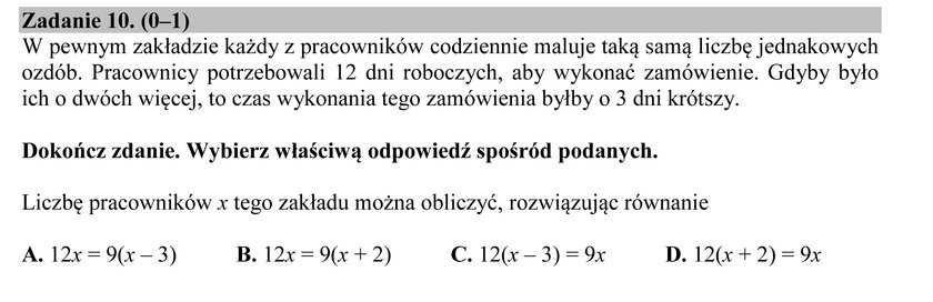 Egzamin gimnazjalny 2016: matematyka pytania i odpowiedzi 