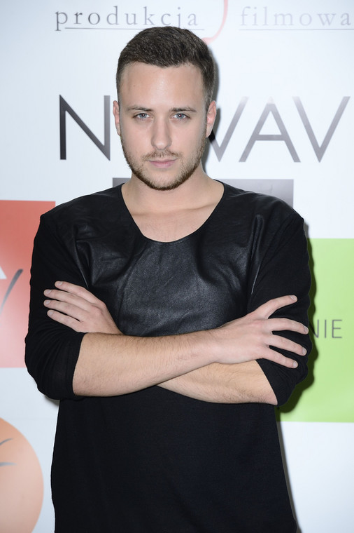 Aleksander Sikora na imprezie promującej piosenkę "Pomaganie jest trendy" (2013)