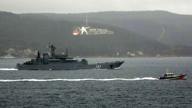 Rosyjskie okręty desantowe typu Ropucha wpłynęły na Morze Czarne