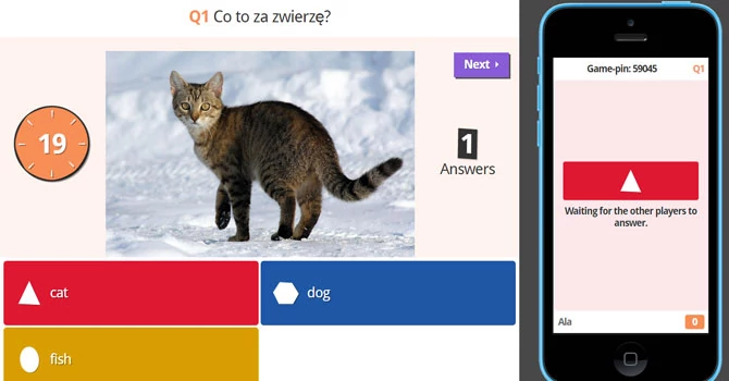 Kahoot! - aplikacja mobilna do tworzenia konkursów na smartfony