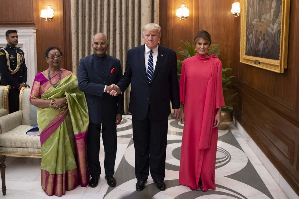Donald Trump z wizytą w Indiach