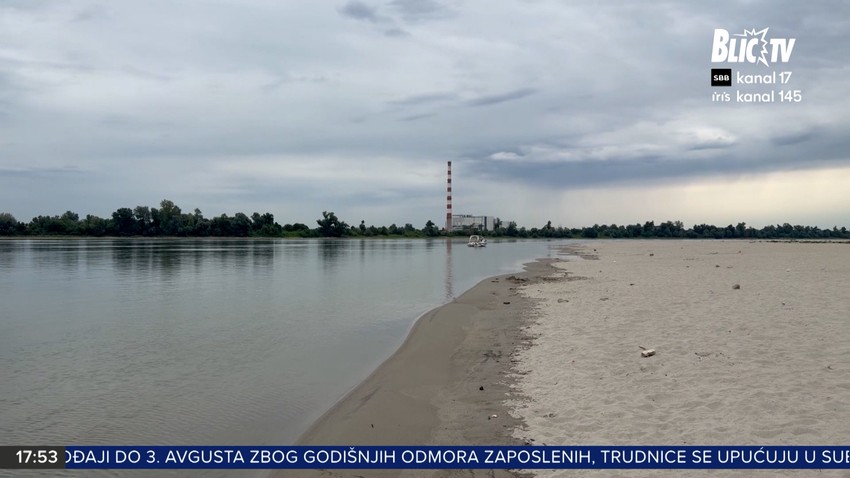 Nizak vodostaj Dunava u Novom Sadu