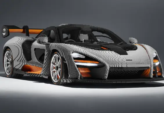 McLaren Senna z LEGO w skali 1:1. Użyli prawie pół miliona klocków!