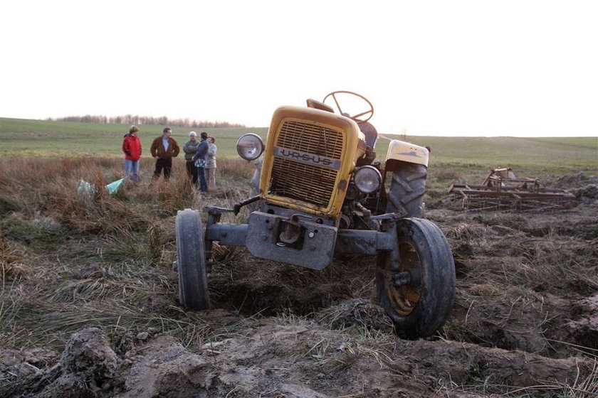 Zabił go własny traktor