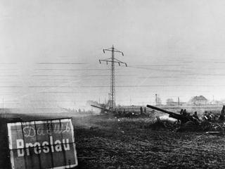 World War II/Breslau/Soviet artillery.
