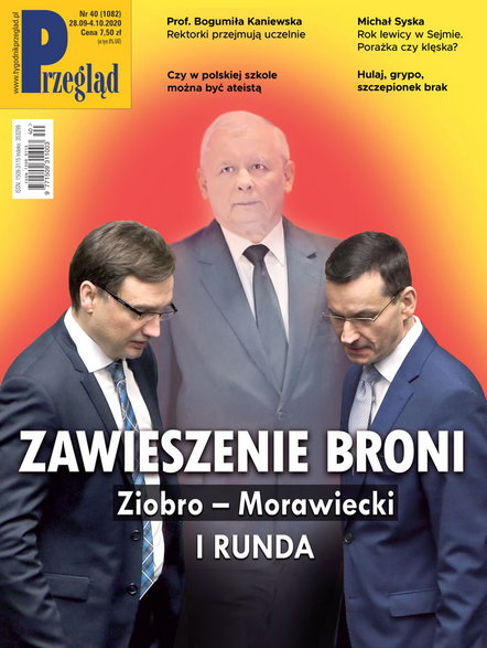 Okładka najnowszego numeru tygodnika "Przegląd"