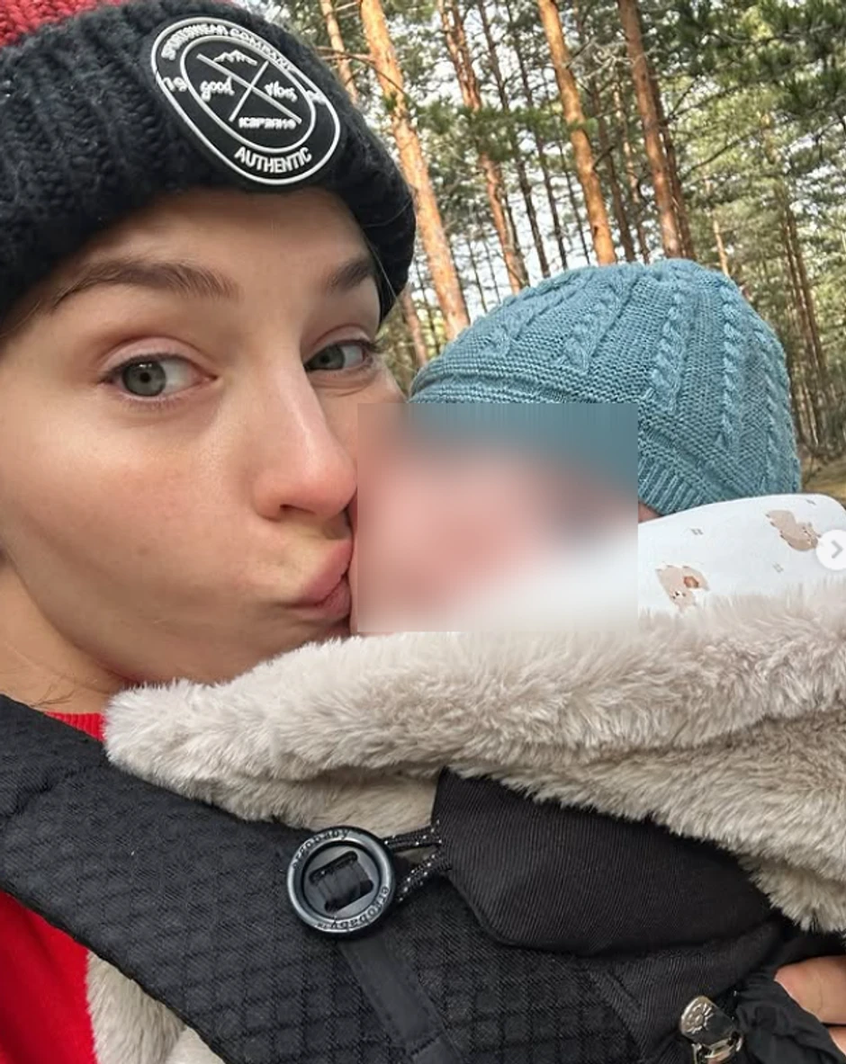 Anđela Jovanović sa sinom