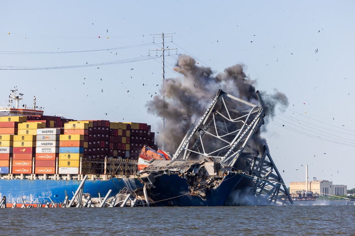 Eksplozja na moście w Baltimore. Zatonęła gigantyczna konstrukcja