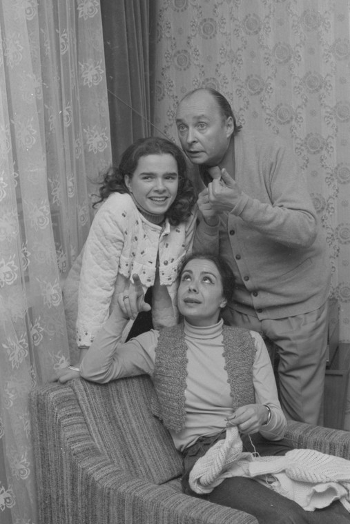 Lidia Korsakówna, Kazimierz Brusikiewicz i ich córka Lucyna (Warszawa, październik 1976 r.)