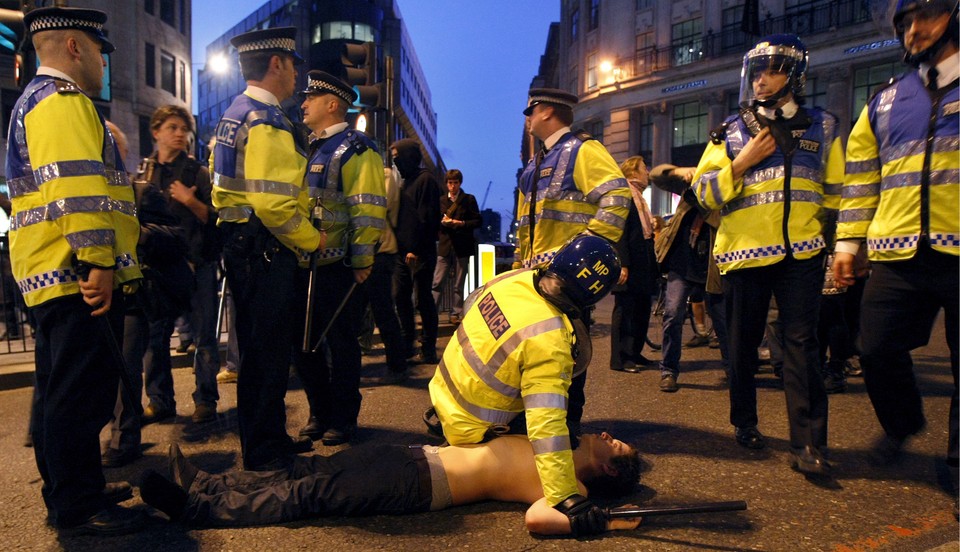 BRITAIN G20 SUMMIT PROTESTS IN LONDON