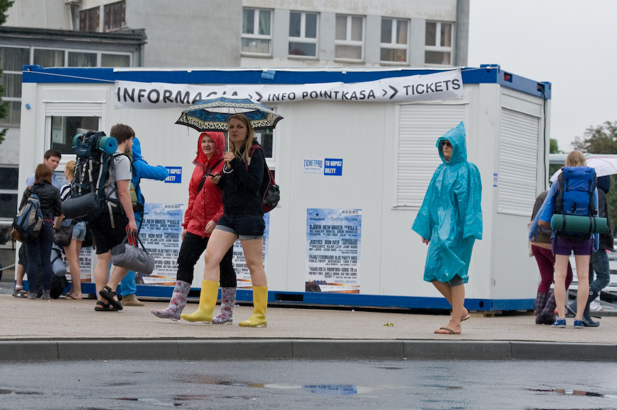 Dworzec w Gdyni zalany przez fanów muzyki