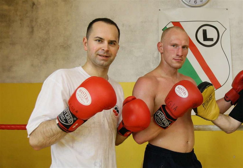 Michał Szczerba trenuje boks