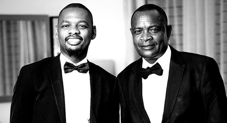 Ben Pol and his father Mzee Paul