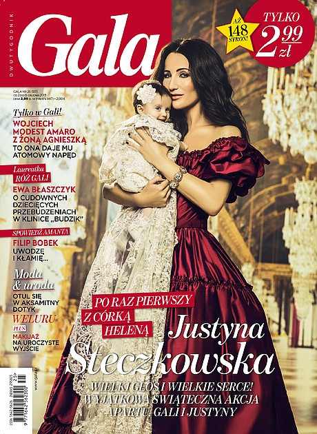 Justyna Steczkowska na okładce "Gali"