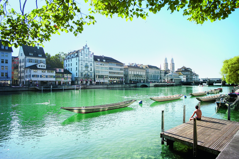 Starówka i rzeka Limmat