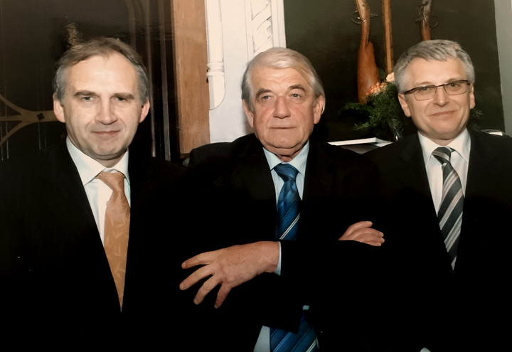 Na zdj. od lewej: prof. Marian Zembala, prof. Zbigniew Religa i prof. Andrzej Bochenek