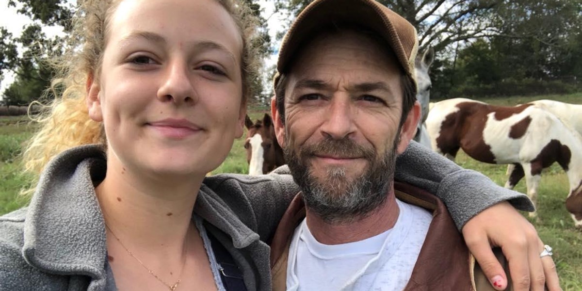 Sophie Perry i Luke Perry