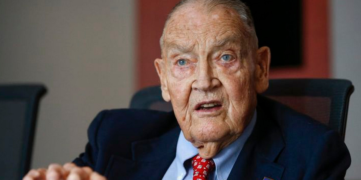 Jack Bogle, founder and retired CEO of The Vanguard Group.