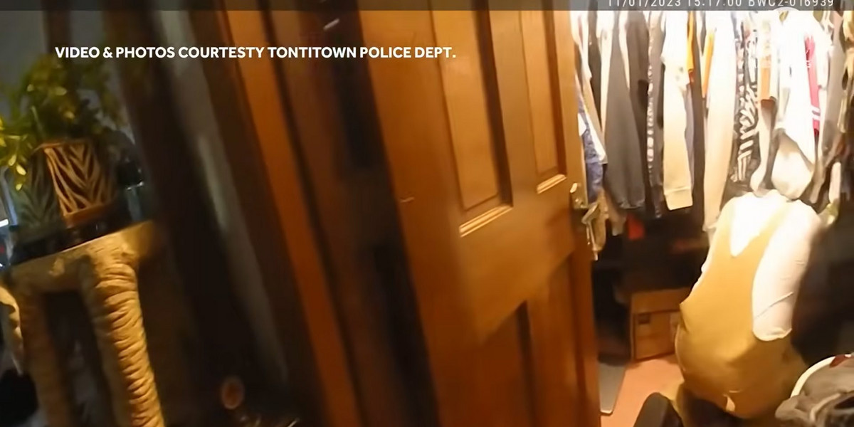 USA. 40-latek więził 5-letnią dziewczynkę w szafie. Wstrząsające nagranie.