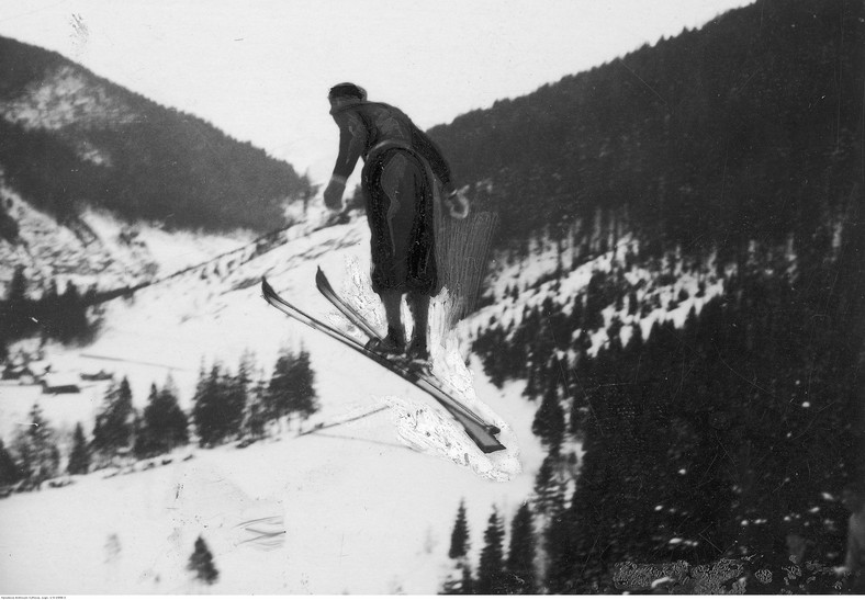 Konkurs skoków narciarskich o puchar czarnohorski w Worochcie, 1935 r.