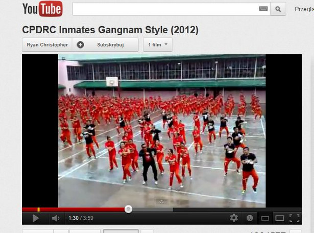 Więźniowie tańczą "Gangnam style". Musisz to zobaczyć