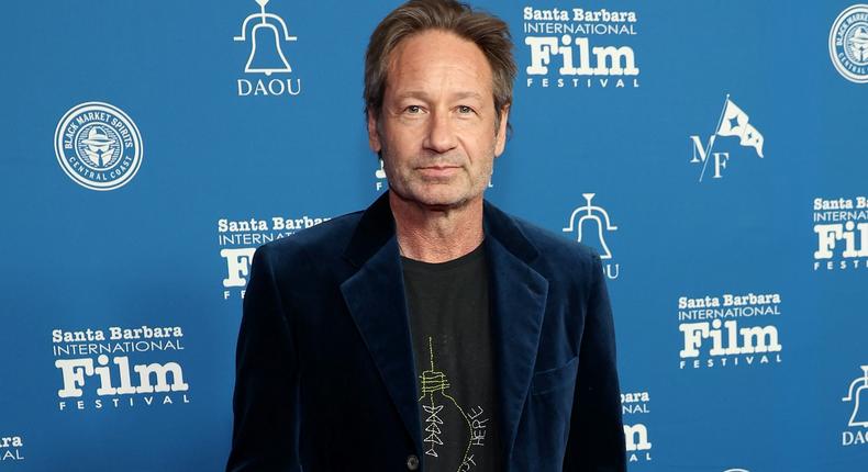 David Duchovny has spoke about filming his first sex scene in The Rapture.Matt Winkelmeyer/Getty Images