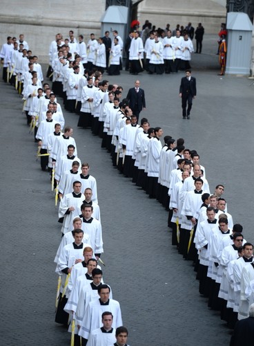 Uroczystości kanonizacyjne papieża Jana Pawła II i Jana XXIII w Watykanie. Fot. PAP/Jacek Turczyk