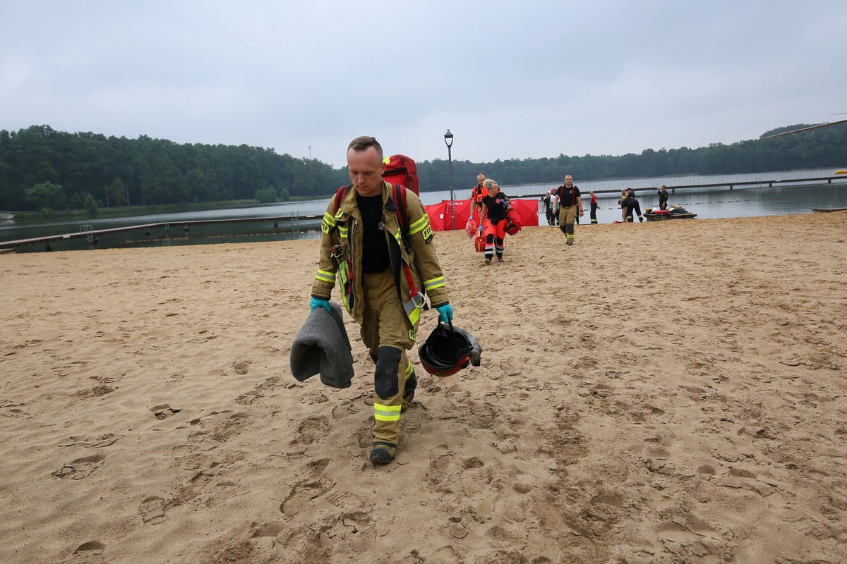 Służby na miejscu zdarzenia