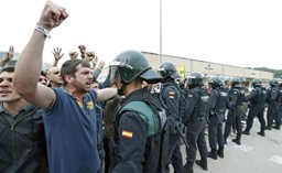 Hiszpania: Konfrontacje pomiędzy Gwardią Cywilną a katalońską policją