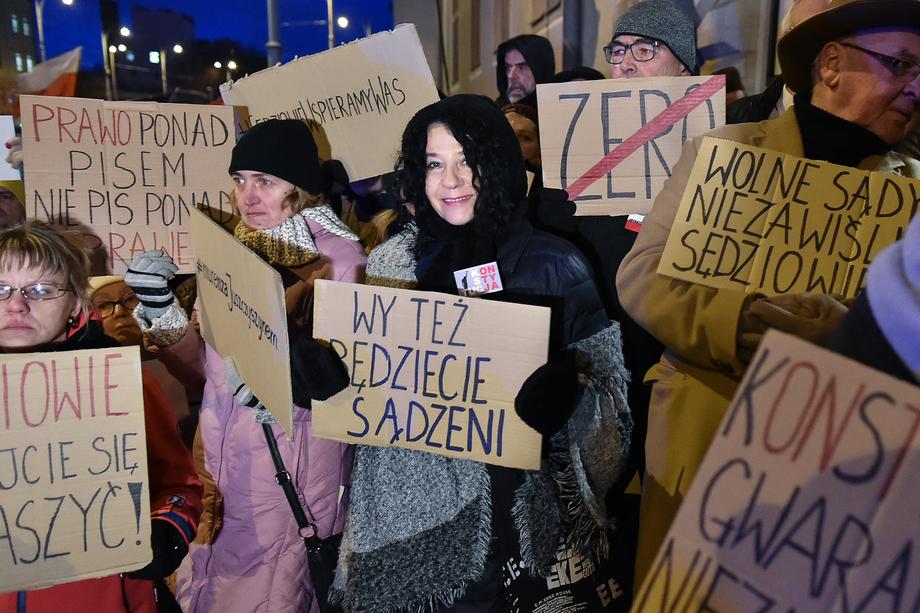 Gdańsk. Protest w obronie sędziów