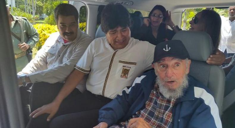 Fidel Castro celebrates 89th birthday with leftist allies