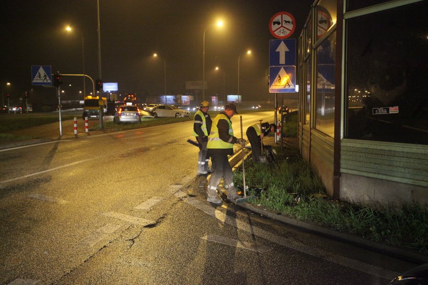 Wypadek pod Warszawą