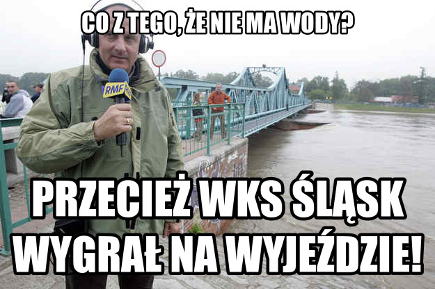 Wrocławianie śmieją się z awarii wodociągów