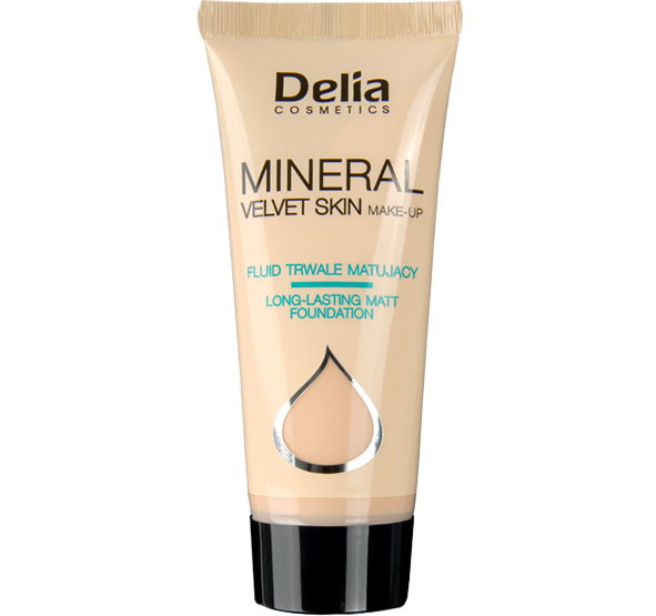 Podkład matujący - Mineral Velvet Skin Delia Cosmetics