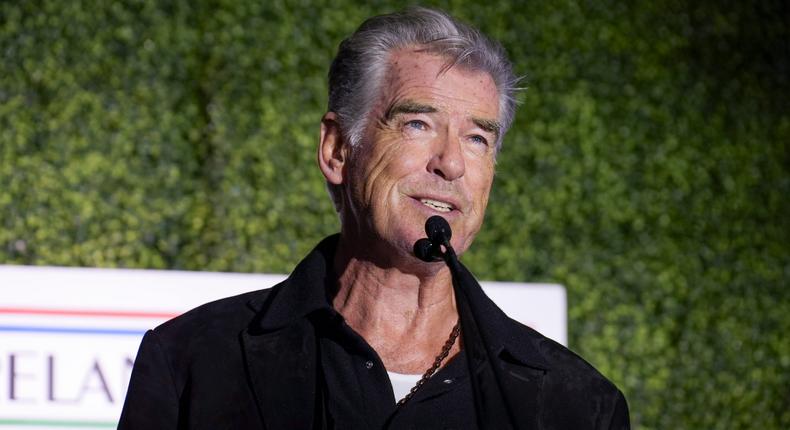 Pierce Brosnan played James Bond in four movies [JC Olivera/Variety/Getty Images]
