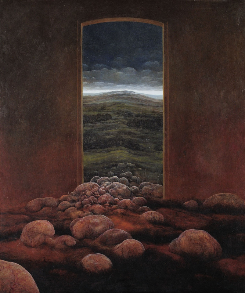 Zdzisław Beksiński, "Bez tytułu" (1976 r.)