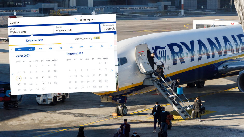 Ryanair zawiesza trzy połączenia z Polski (fot. screen: ryanair.com)