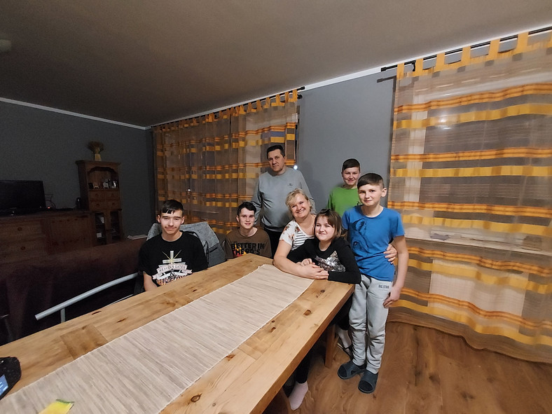 Ukraińska rodzina, która uciekła do Polski przed wojną 
