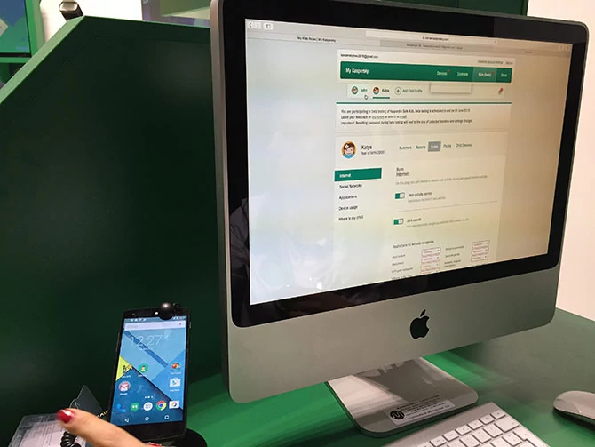 Kaspersky Safe Kids w akcji na MWC 2015