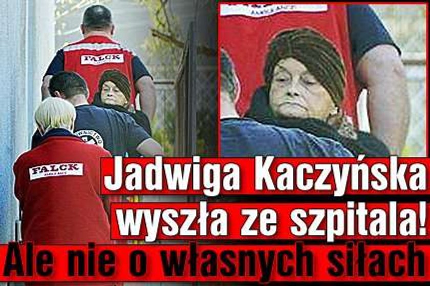 Jadwiga Kaczyńska wyszła ze szpitala! Ale nie o własnych siłach