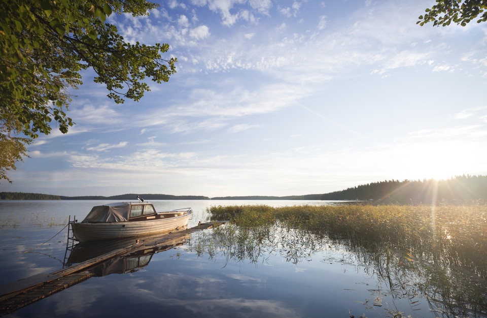 Sieć jezior Saimaa w Finlandii