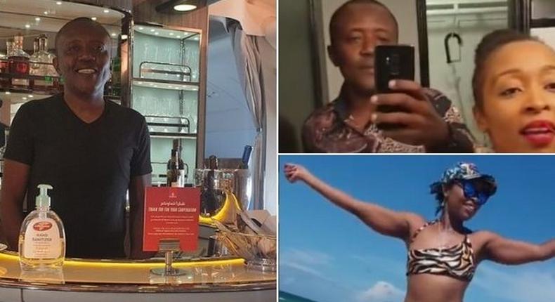 Photos of Maina Kageni's vacation in US