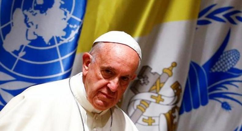 Feed people, not wars, pope says in address to U.N. food agency