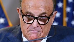 Former New York Mayor Rudy Giuliani is likely to be the unnamed Co-Conspirator 1, whom the indictment refers to as an attorney who was willing to spread knowingly false claims and pursue strategies that the Defendant's 2020 re-election campaign attorneys would not.Mandel Ngan/AFP via Getty Images