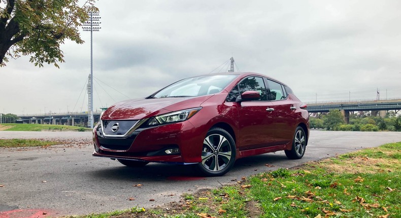 The 2022 Nissan Leaf SL Plus.
